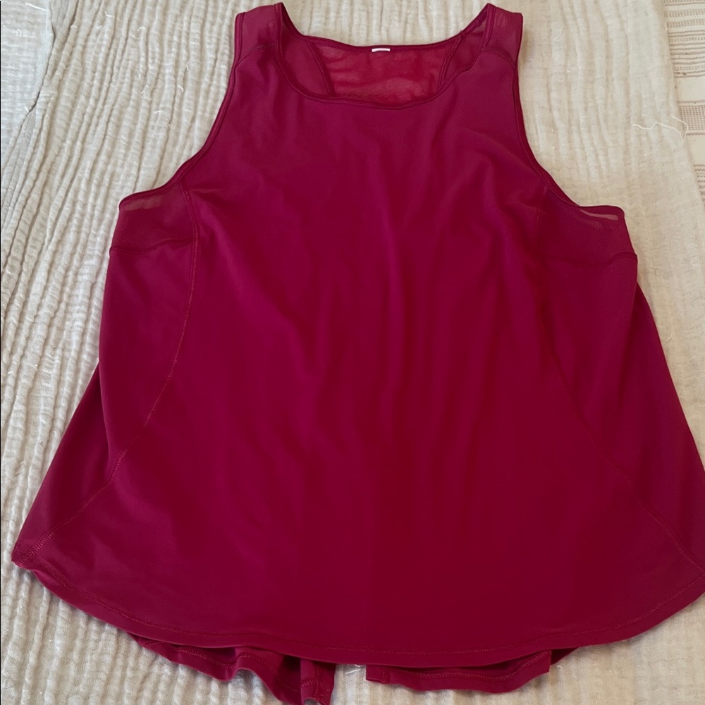 lululemon athletica Magenta Muscle Tank Top